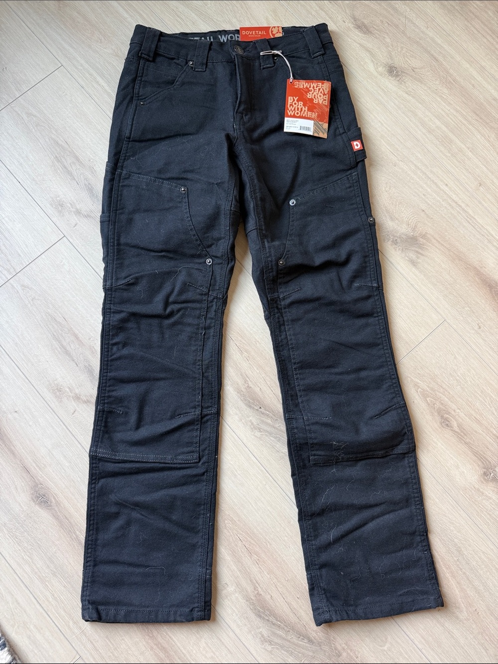 Women’s Black Carpenter Pants